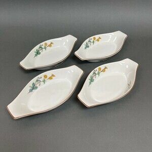 Woodhill Citation Au Gratin Augratin Bakeware Floral‎ 8 1/2" Lot of 4